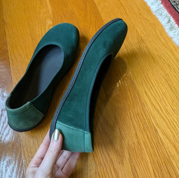 Ballet Flats Be Lenka - Sophie - Emerald Green Suede 36 - Picture 4 of 8